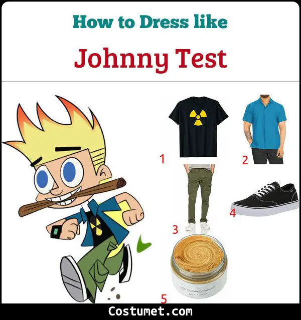 Johnny Test Costume for Cosplay & Halloween