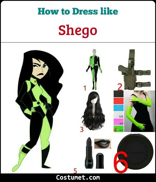 Shego Costume for Cosplay & Halloween