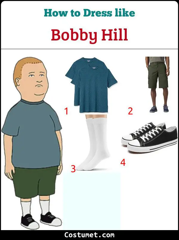 Bobby Hill Costume for Cosplay & Halloween