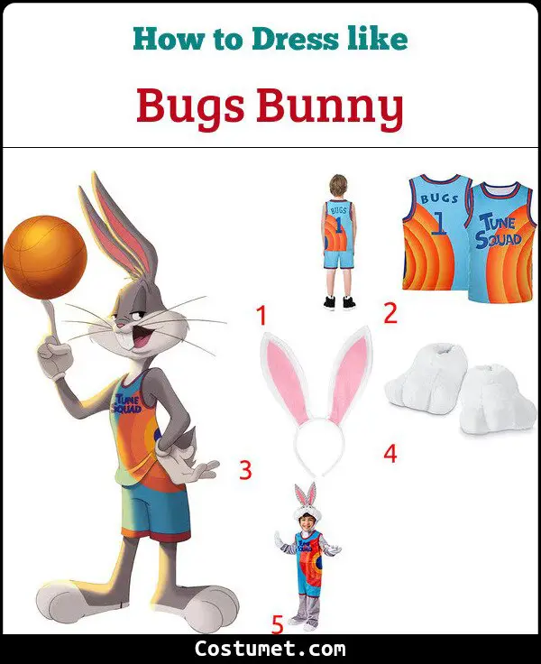 Bugs Bunny Costume for Cosplay & Halloween