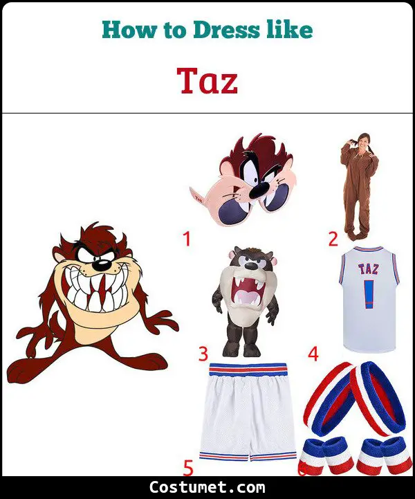 Taz Costume for Cosplay & Halloween