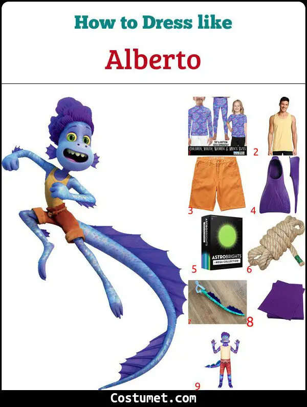 Alberto Costume for Cosplay & Halloween