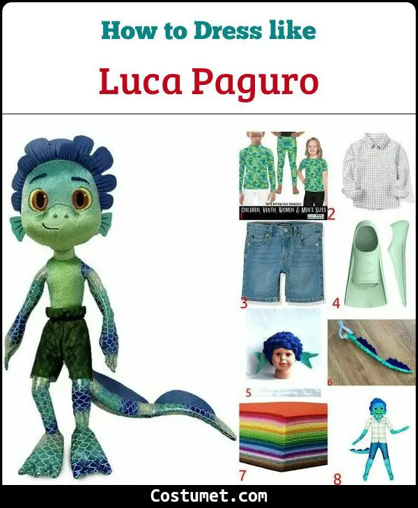 Luca Paguro Costume for Cosplay & Halloween