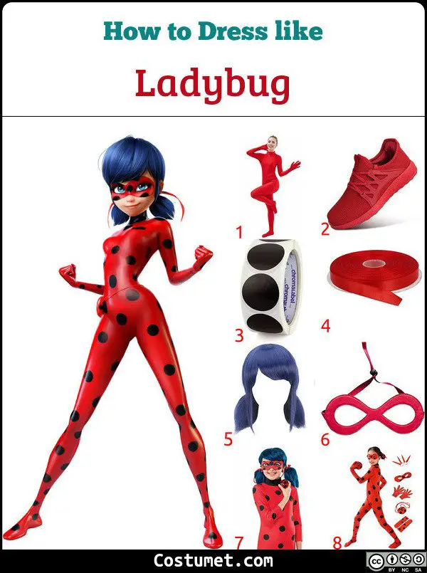 Ladybug (Miraculous) Costume for Cosplay & Halloween