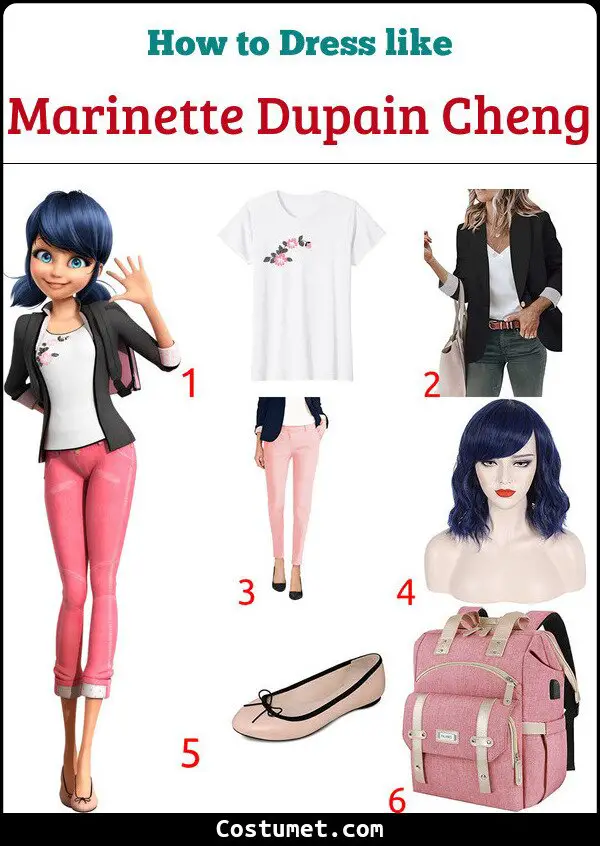 Marinette Dupain Cheng Costume for Cosplay & Halloween