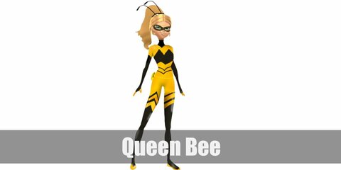 The Queen Bee's costume features a striking yellow-black palette featuring a fitted shirt and biker shorts. Style it with arm sleeves, a pantyhose, and a crop top to add a black touch. Complete the look with yellow shoes, eye mask, and antenna headband. 
