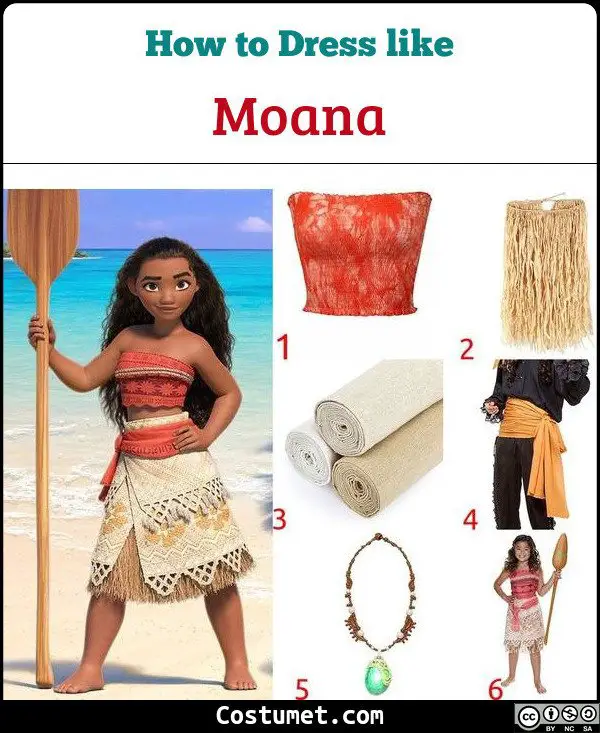 Moana Costume for Cosplay & Halloween