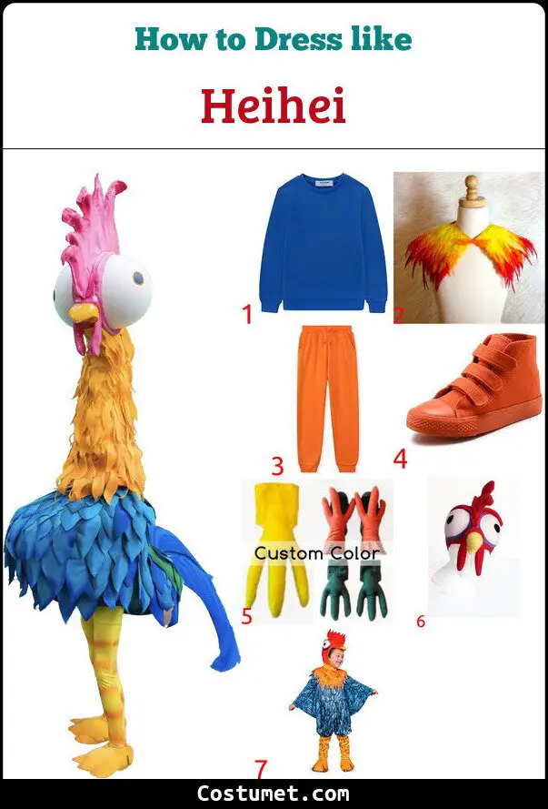 Heihei Costume for Cosplay & Halloween