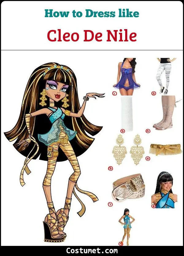 Cleo De Nile Costume for Cosplay & Halloween