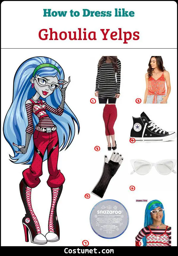 Ghoulia Yelps Costume for Cosplay & Halloween