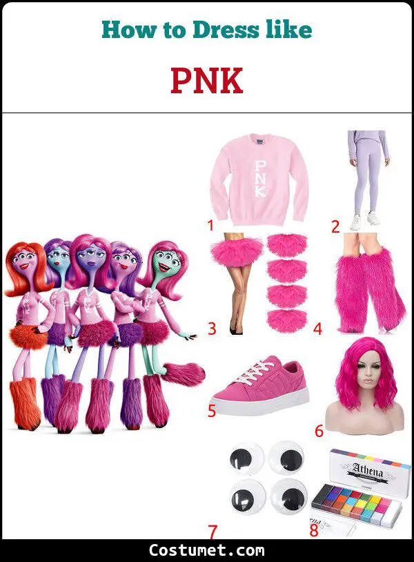 PNK Costume for Cosplay & Halloween