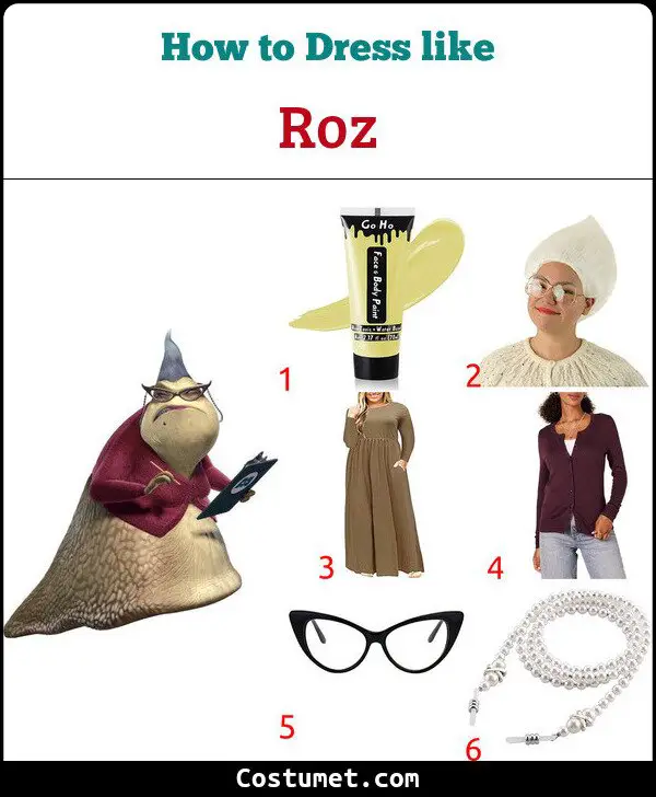 Roz Costume for Cosplay & Halloween