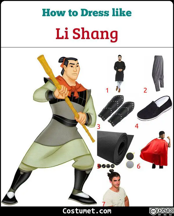 Li Shang Costume for Cosplay & Halloween