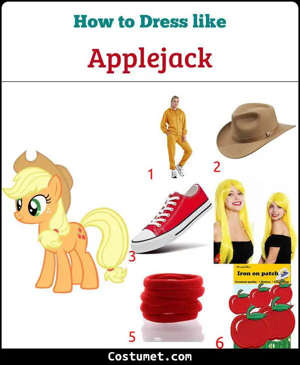 Applejack Costume for Cosplay & Halloween