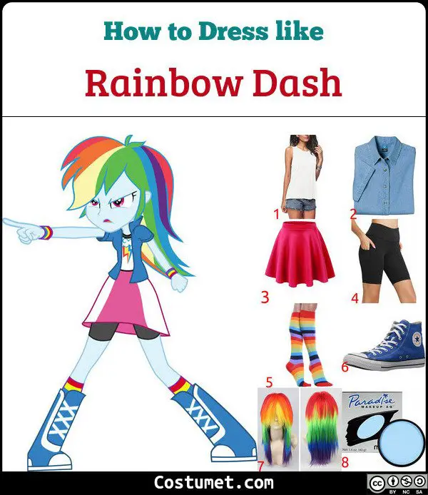 Rainbow Dash Costume for Cosplay & Halloween