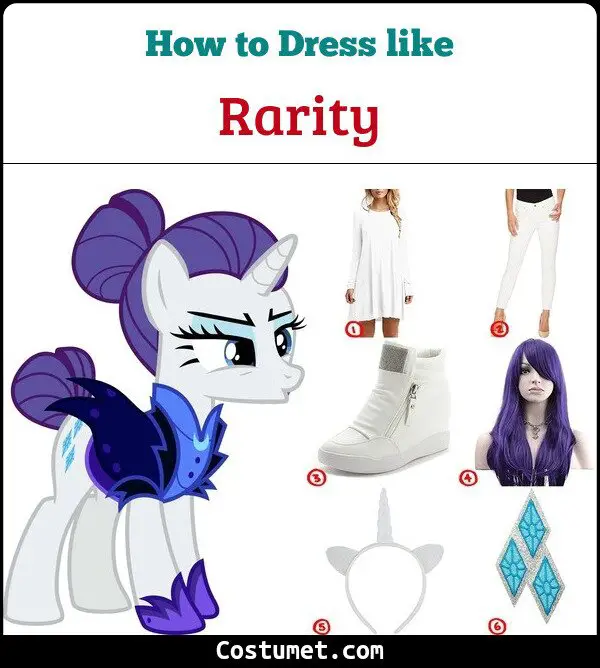 Rarity Costume for Cosplay & Halloween