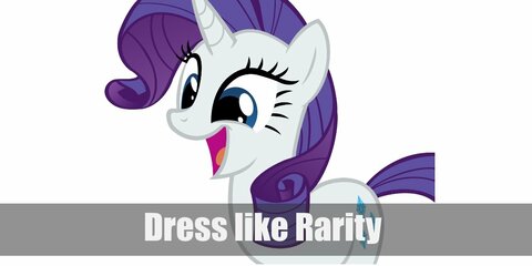 Rarity prefers a simple and clean look, with a little bit of glitter now and then.