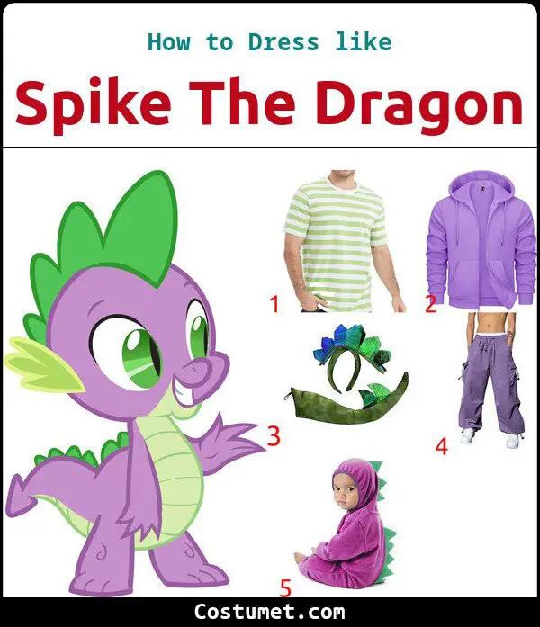 Spike The Dragon Costume for Cosplay & Halloween