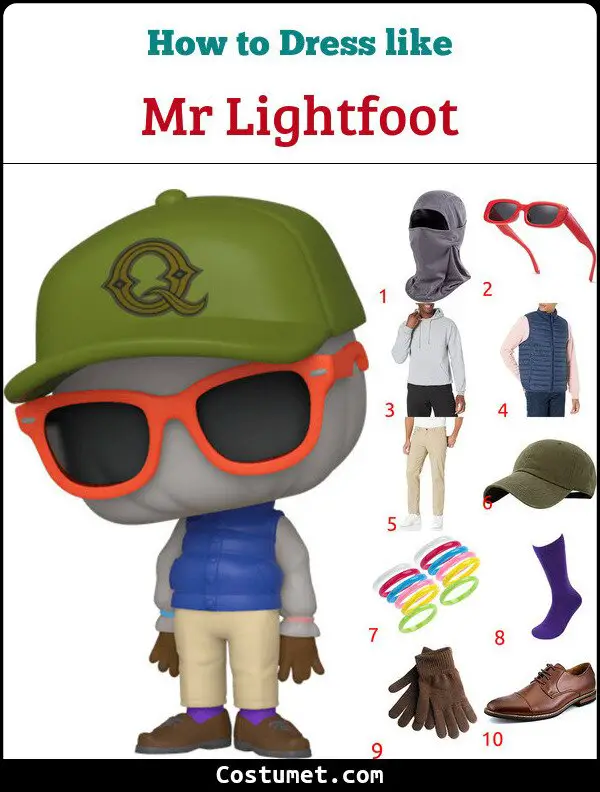 Mr Lightfoot Costume for Cosplay & Halloween