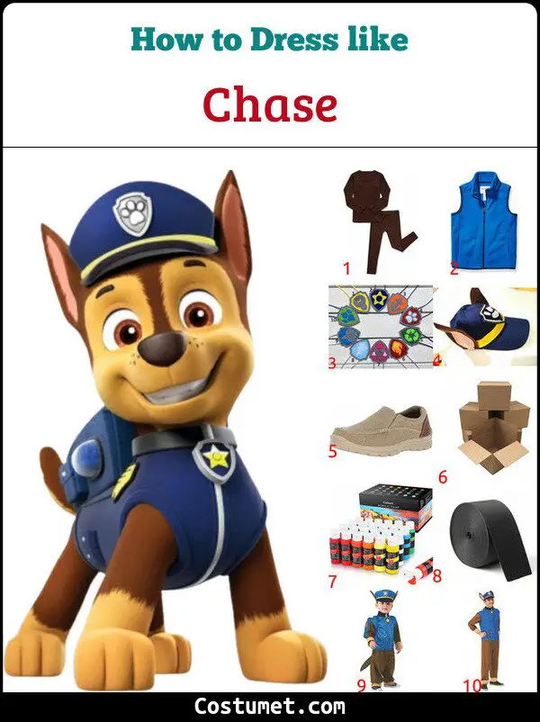 Chase Costume for Cosplay & Halloween
