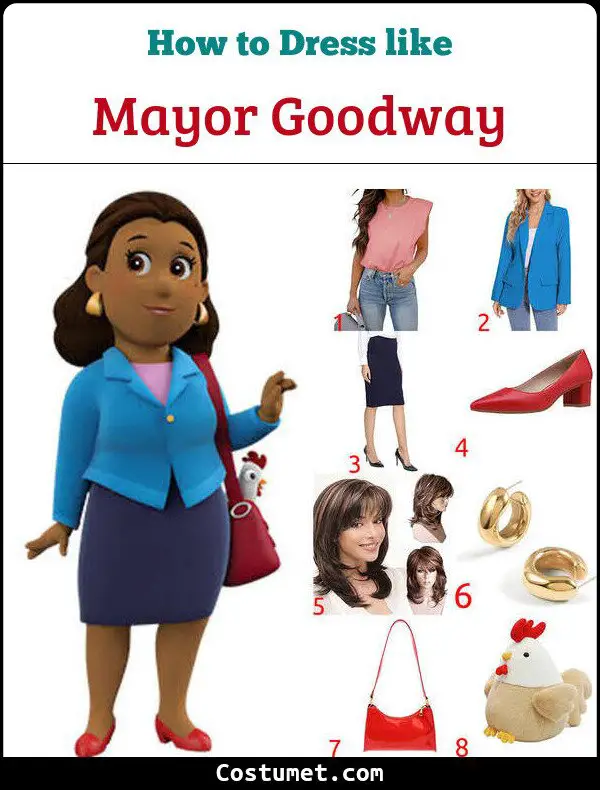Mayor Goodway Costume for Cosplay & Halloween