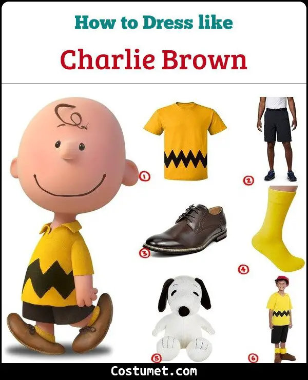 Charlie Brown (Peanuts) Costume for Cosplay & Halloween 2023