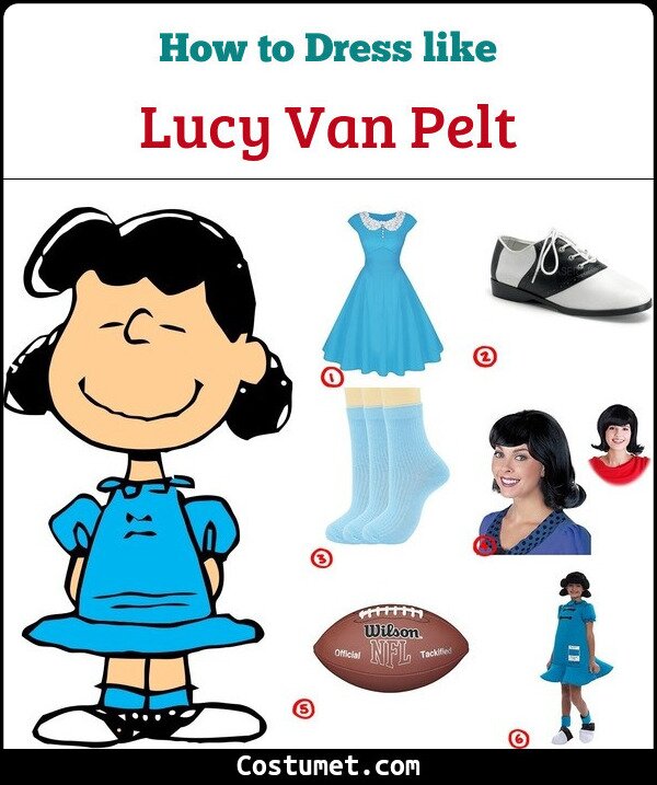 Lucy Van Pelt Costume for Cosplay & Halloween