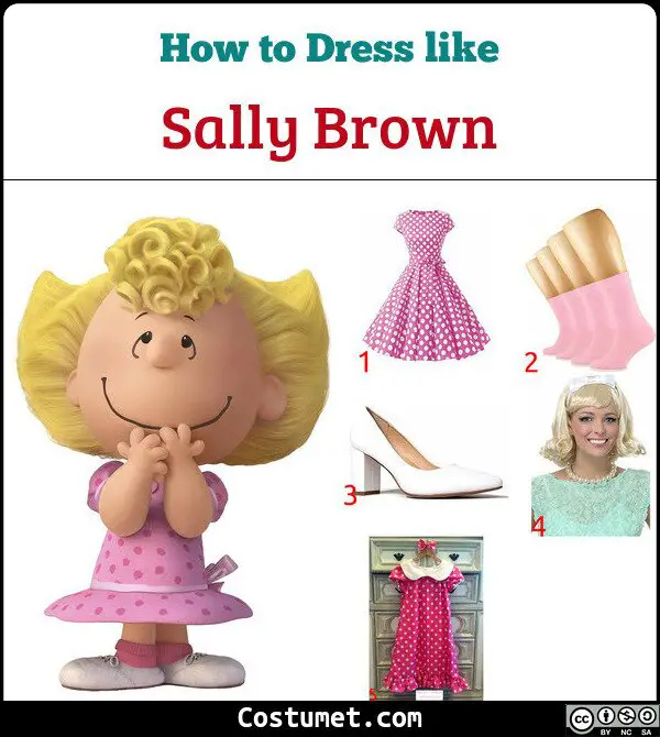 Sally Brown Costume for Cosplay & Halloween