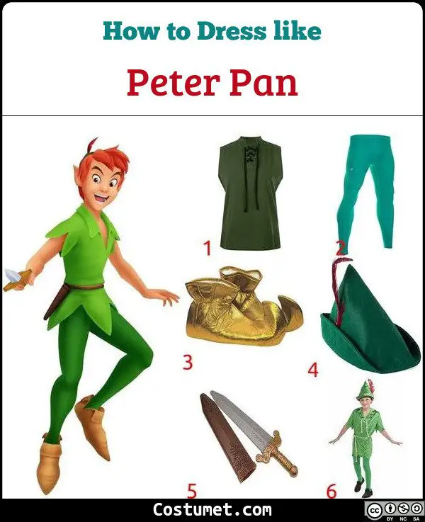 Peter Pan Costume for Cosplay & Halloween