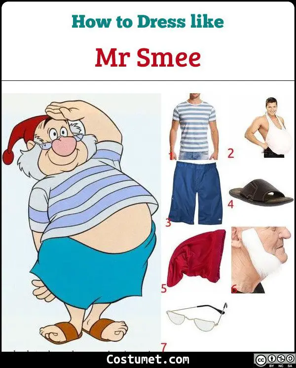 Mr Smee Costume for Cosplay & Halloween