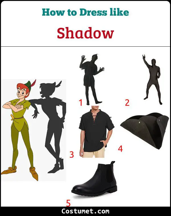 Shadow Costume for Cosplay & Halloween