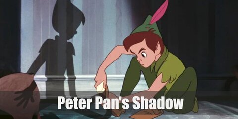 The Peter Pan's Shadow costume can be recreated by friends with a full Peter Pan costume on one person and the other person wears an all-black version of the costume.