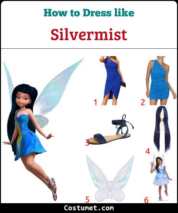 Silvermist Costume for Cosplay & Halloween