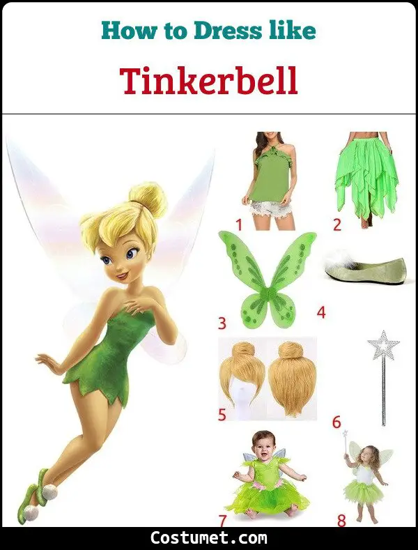 Tinkerbell Costume for Cosplay & Halloween