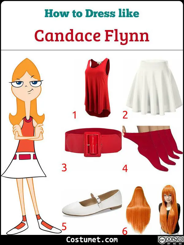 Candace Flynn Costume for Cosplay & Halloween