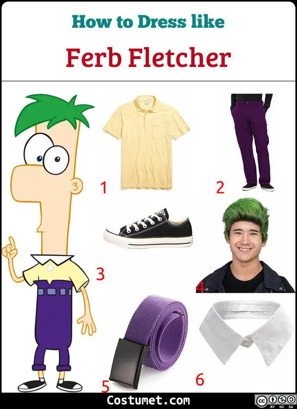 Ferb Fletcher Costume for Cosplay & Halloween