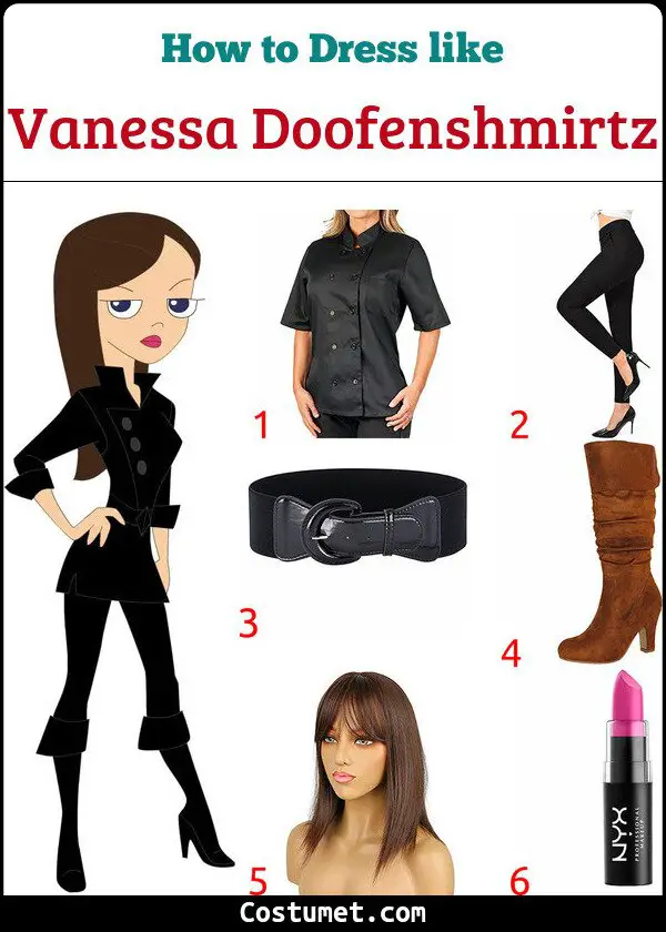 Vanessa Doofenshmirtz Costume for Cosplay & Halloween