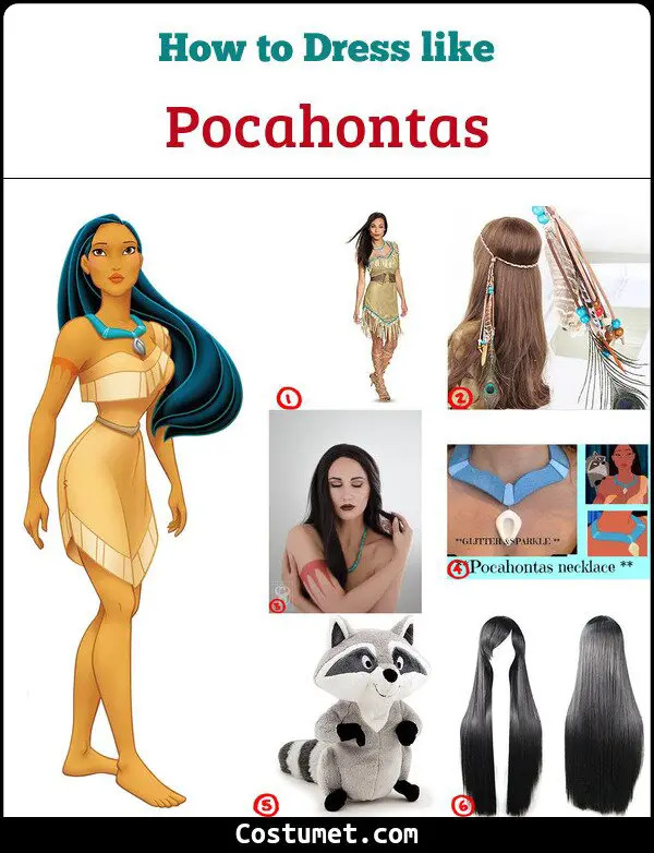 Pocahontas Costume for Cosplay & Halloween