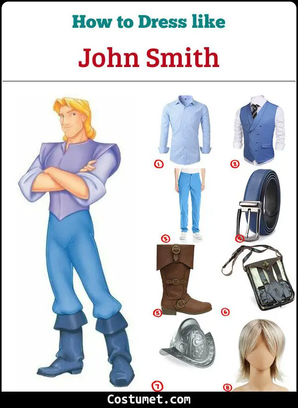 John Smith Costume for Cosplay & Halloween