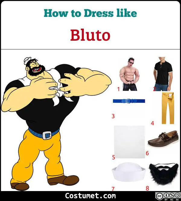 Bluto Costume for Cosplay & Halloween