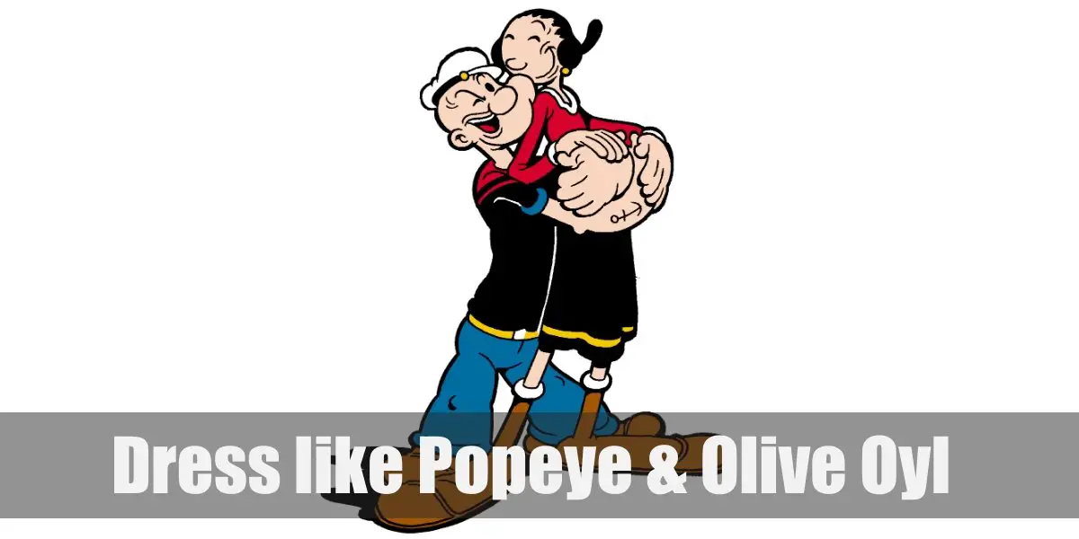Popeye and Olive Oyl Costume for Cosplay Halloween