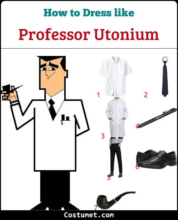 Professor Utonium Costume for Cosplay & Halloween