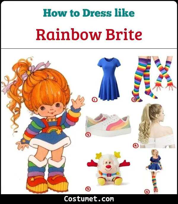 Rainbow Brite Costume for Cosplay & Halloween