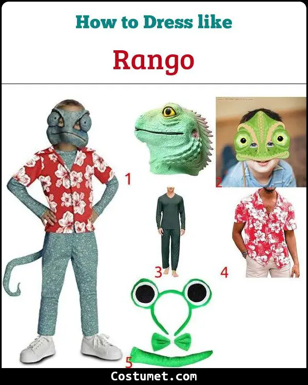 Rango Costume for Cosplay & Halloween