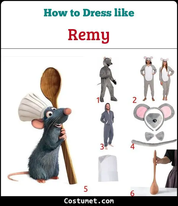 Remy Costume for Cosplay & Halloween