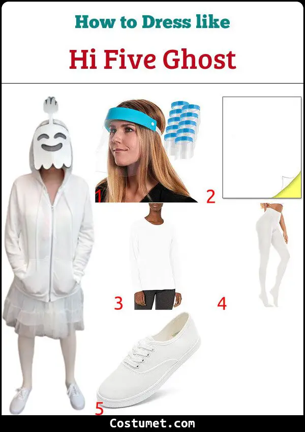 Hi Five Ghost Costume for Cosplay & Halloween