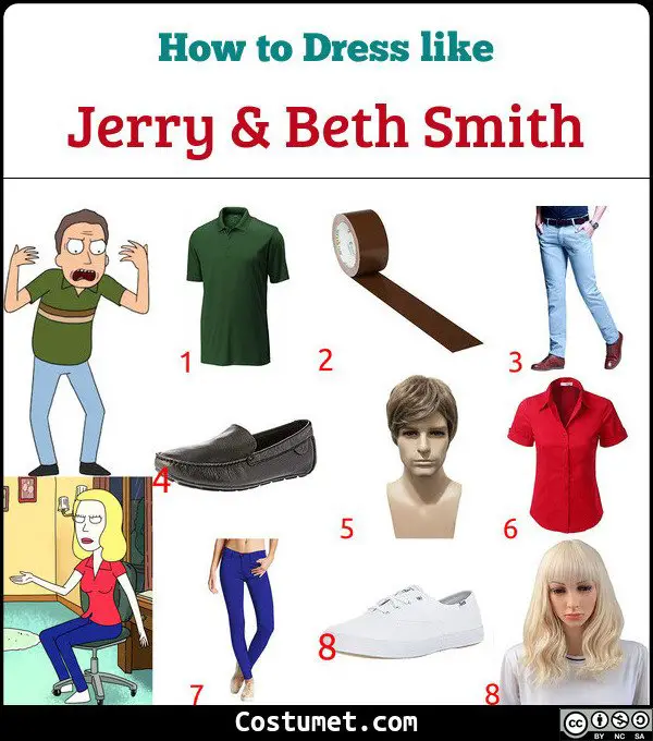 Jerry & Beth Smith Costume for Cosplay & Halloween