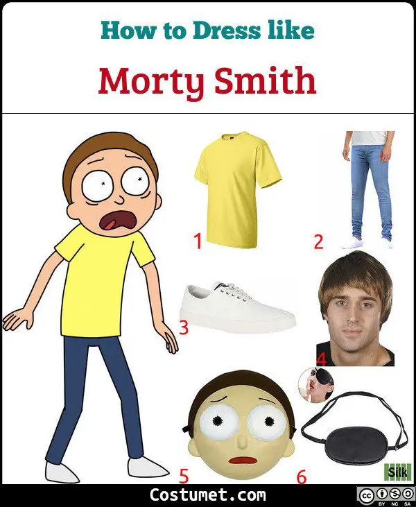 Morty Smith Costume for Cosplay & Halloween