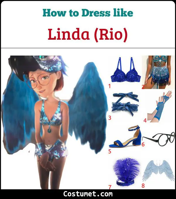 Linda (Rio) Costume for Cosplay & Halloween