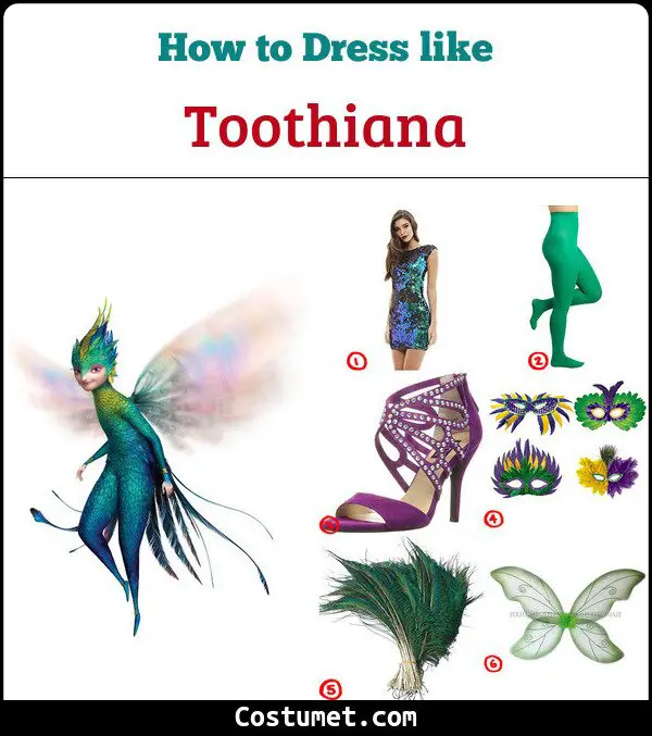 Toothiana Costume for Cosplay & Halloween